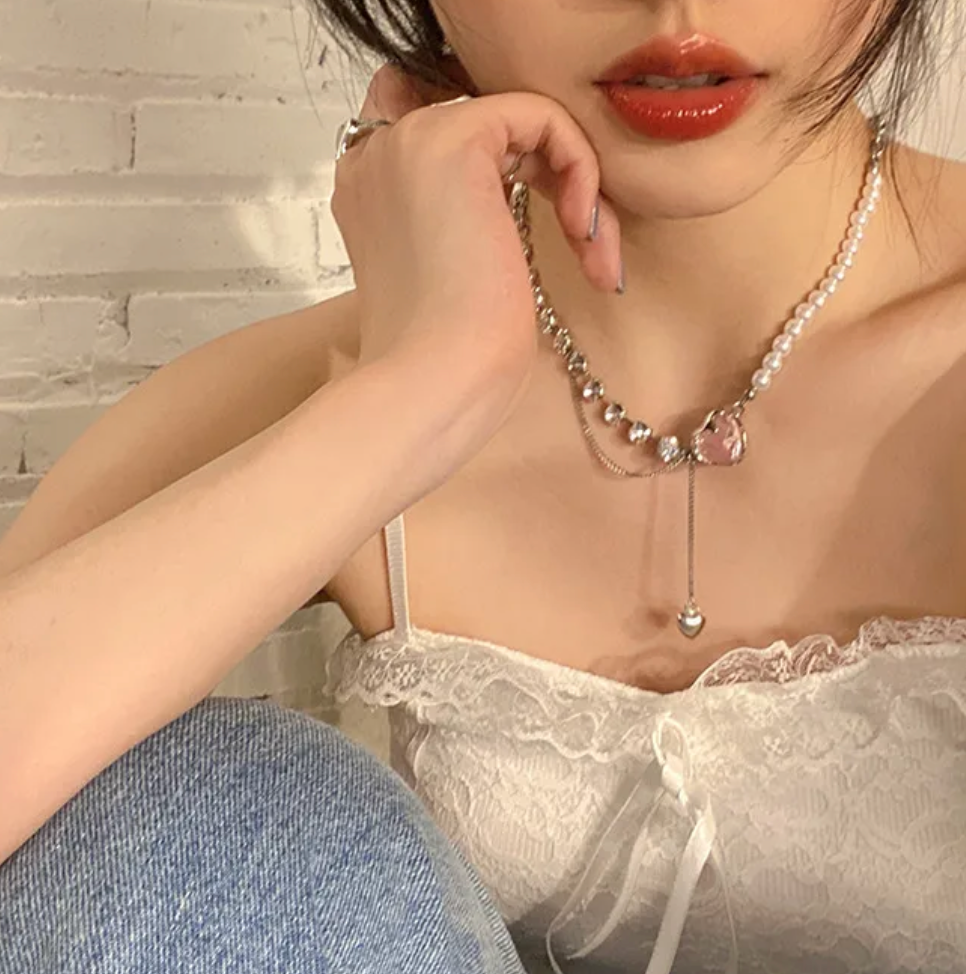 lustrous pearl harmony necklace ✨🌸 lustrous pearl harmony necklace ✨🌸