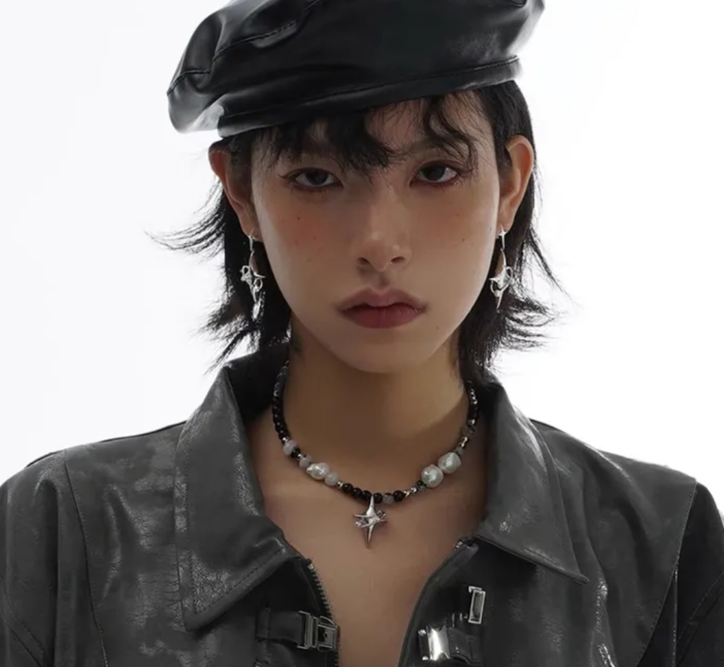 y2k starry pearl drop earrings ๐โจ y2k starry pearl drop earrings ๐โจ